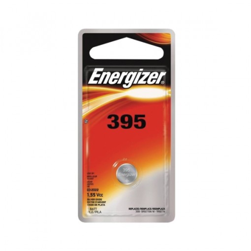 Energizer 395BPZ Coin Cell Battery, 395 Battery, Silver Oxide, 1.5 V Battery