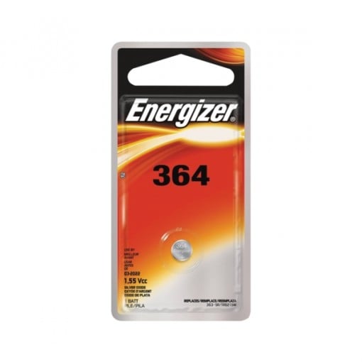 Energizer 364BPZ Button Cell Battery, 364 Battery, Silver Oxide, 1.5 V Battery