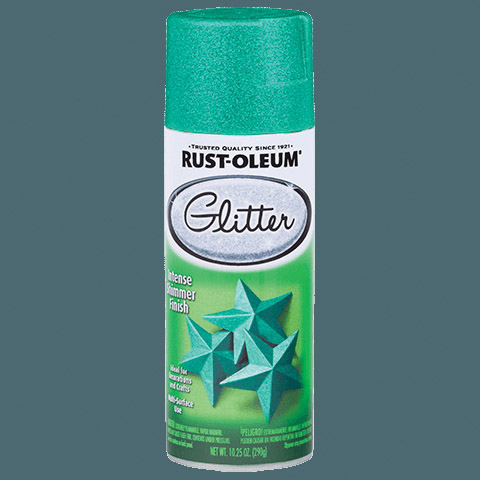 Add Full Coverage Sparkle with Rust-Oleum Glitter Spray Paint 