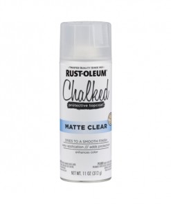 RUST-OLEUM 302599 Chalked Ultra Matte Spray Paint, Ultra Matte, Clear, 12 oz Aerosol Can