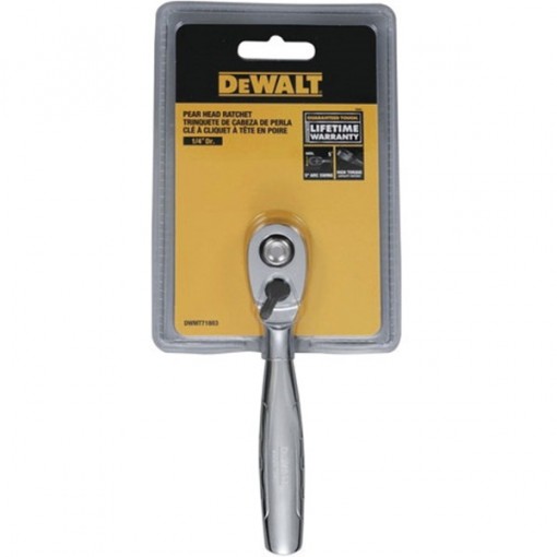 DeWALT DWMT71803 Ratchet, 1/4 in Drive, 5-1/2 in OAL, Chrome