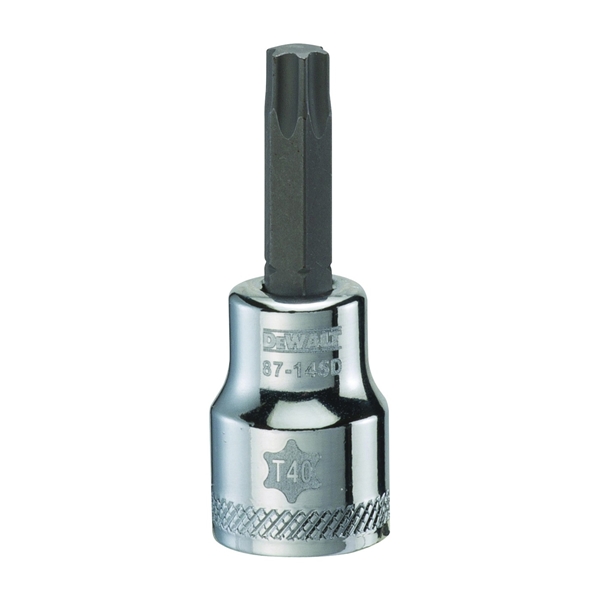 DeWALT DWMT87145OSP Torx Bit Socket, T40 Tip, 3/8 in Drive, Polished ...