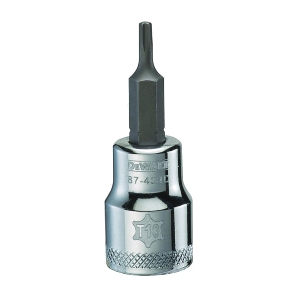 DeWALT DWMT87404OSP Torx Bit Socket, T10 Tip, 3/8 in Drive, Polished ...