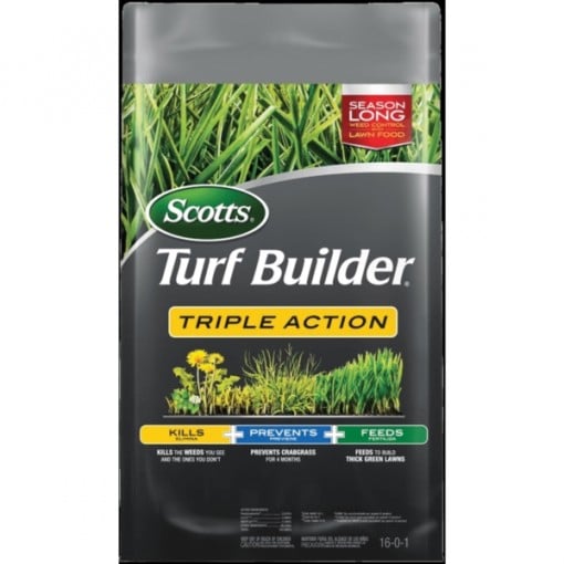 Scotts Turf Builder 26003A Triple Action Fertilizer, 20 lb Bag