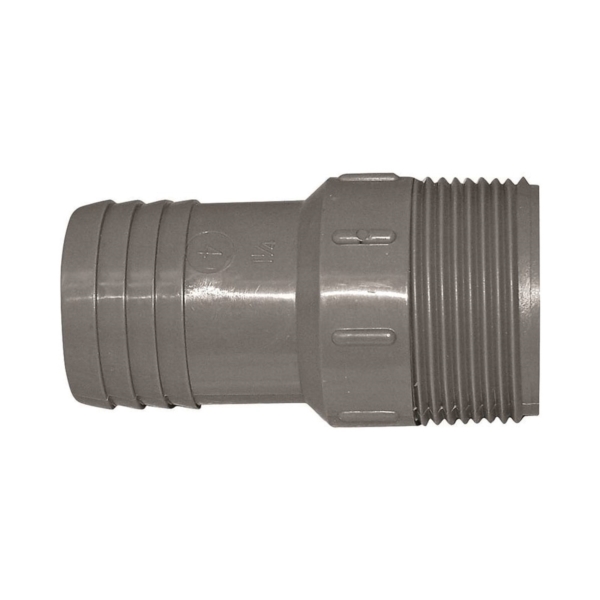 GENOVA 350414 Insert Adapter, 1-1/4 in Insert x MIP, 200 psi ...