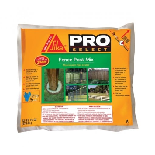 SIKA 483503 Fence Post Mix, Brown/Light Green