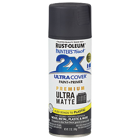 RUST-OLEUM PAINTER'S Touch 2X ULTRA COVER 331187 Spray Paint, 12 oz ...