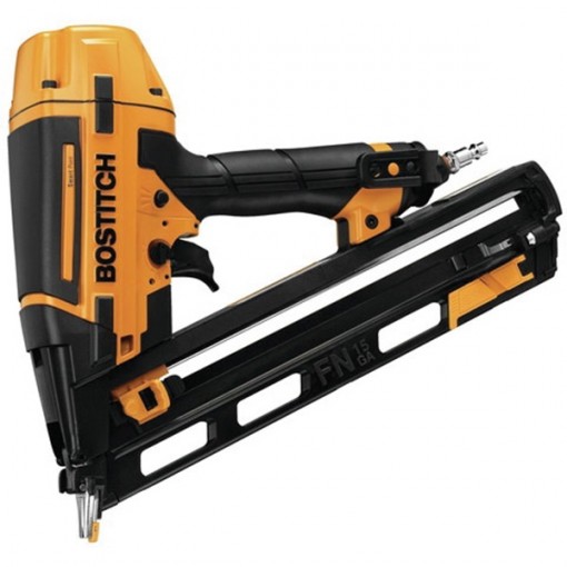 Bostitch BTFP72156 Finish Nailer Kit, 1/4 in Air Inlet, 129 Magazine, 1-1/4 to 2-1/2 in Fastener