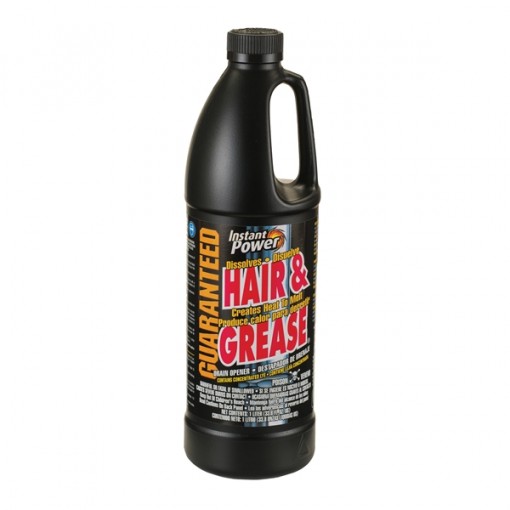 Instant Power 1969 Hair and Grease Drain Opener, 1 L Bottle