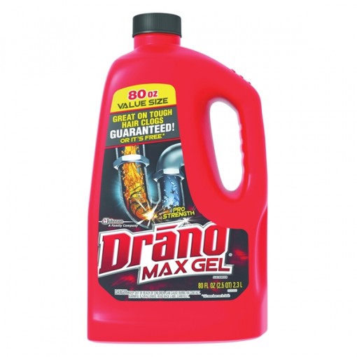 Drano Max Gel 40109 Clog Remover, 80 oz Bottle