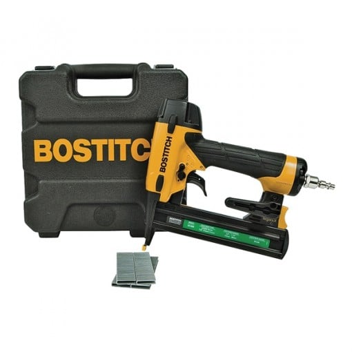 Bostitch SX1838K Stapler Kit, 1/4 in Air Inlet, 100 Magazine, Narrow Crown Staple, 7/32 in W Crown, Magnesium