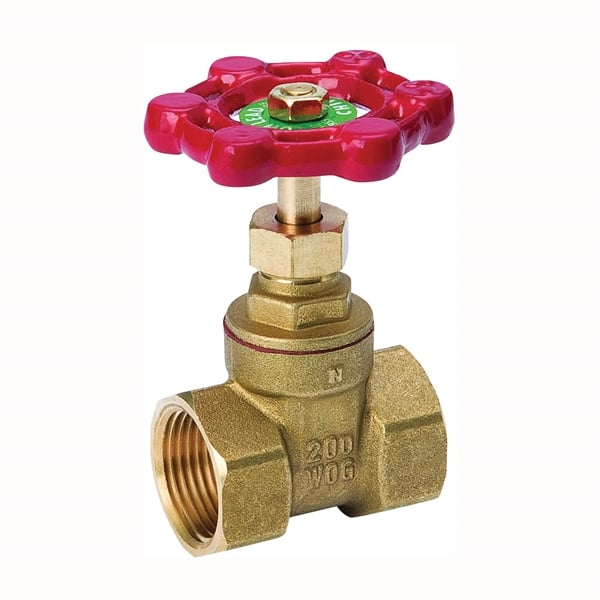 B & K ProLine 100-404NL Gate Valve, 3/4 in FPT, Brass - Wilco Farm Stores