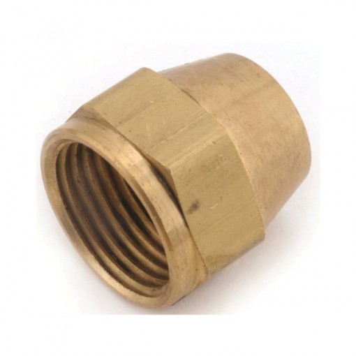 Anderson Metals 754014-10 Flare Nut, 5/8 in Flare, 650 psi, Brass