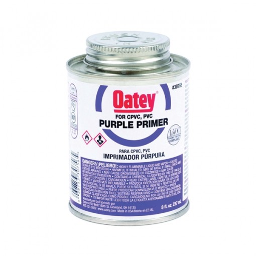 Oatey 30756 Primer, Purple, 8 oz Pail