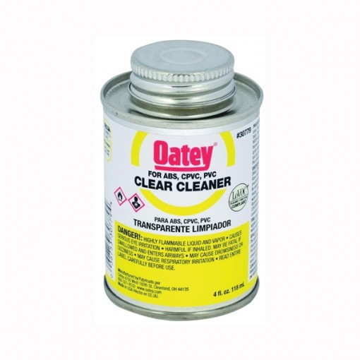 Oatey 30779 All-Purpose Pipe Cleaner, Clear, 4 oz Can