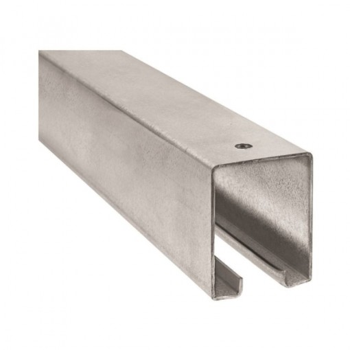 National Hardware N105-726 Box Rail, 1-57/64 in W, 2-13/32 in H, Galvanized Steel