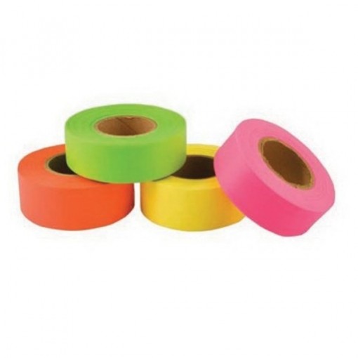 CH Hanson 17003 Flagging Tape, PVC, Fluorescent Pink, 12 Box