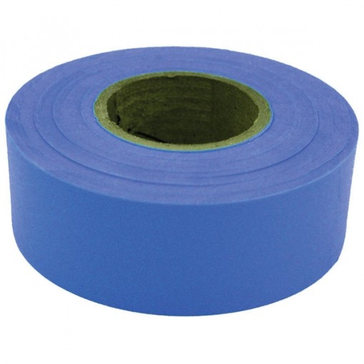 CH Hanson 17023 Flagging Tape, Polyethylene, Blue, 12 Pack