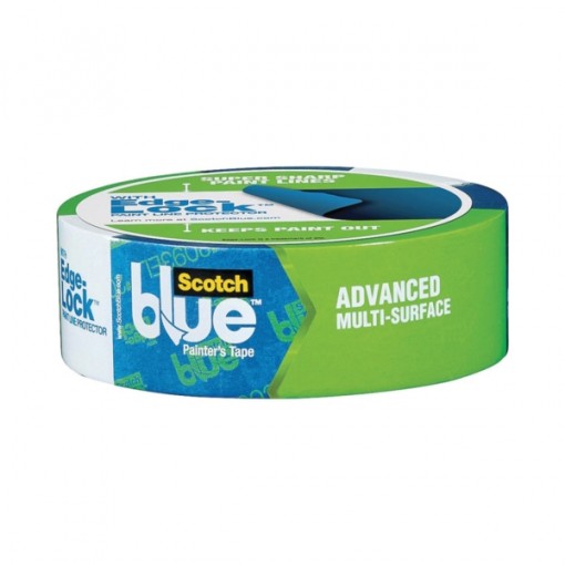 ScotchBlue 2093EL-36N Painter's Tape, 60 yd L, 1.41 in W, Acrylic Adhesive, Blue