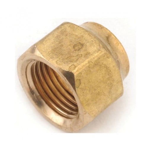 Anderson Metals 754018-10 Flare Nut, 5/8 in, 650 psi, Brass