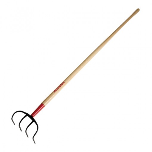 RAZOR-BACK 75212 Manure/Refuse Hook with Handle, 6 in L Tine, 4-Tine