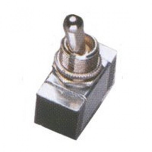 GB GSW-13 Toggle Switch, 125/250 V, Screw Mounting, Silver