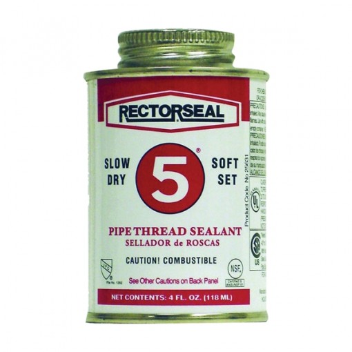 RectorSeal No. 5 25631 Thread Sealant, Yellow, 0.25 pt Can