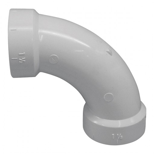 GENOVA 700 Series 73830 Drain Pipe Elbow, 3 in Hub, 90 deg