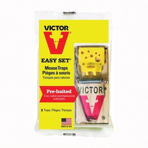 Victor Easy Set M035 Reusable Mouse Trap, Wood