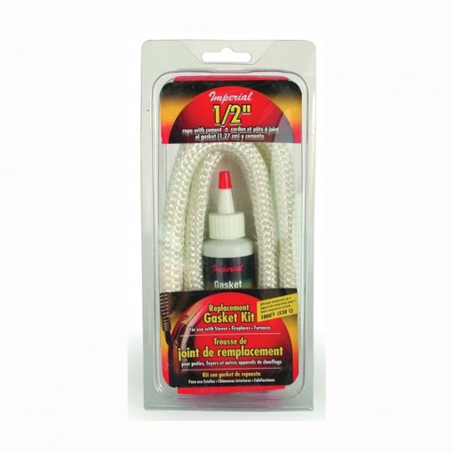 Imperial GA0189 Gasket Rope Kit, For Airtight Stoves, Fireplace Inserts and Coal and Pellet