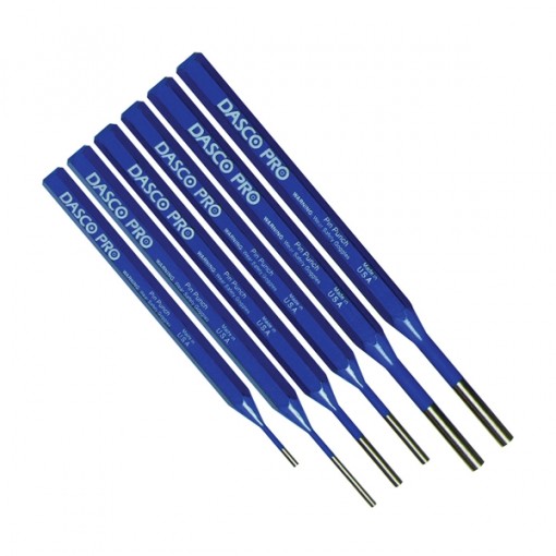 DASCO PRO 22 Pin Punch Kit, Steel, Blue, 6-Piece