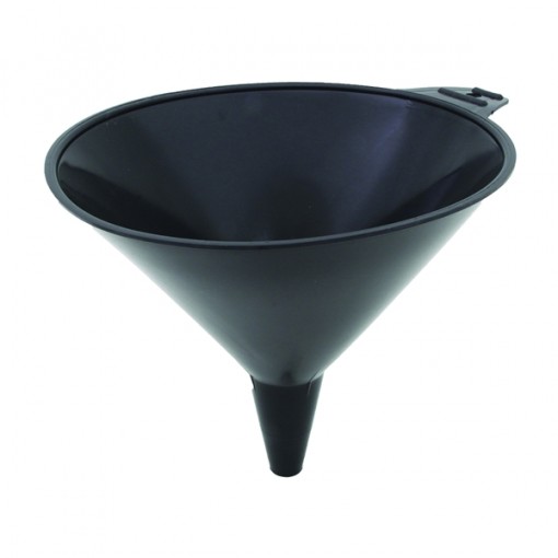 FloTool 05064 Large Funnel, 2 qt Capacity, HDPE, Black