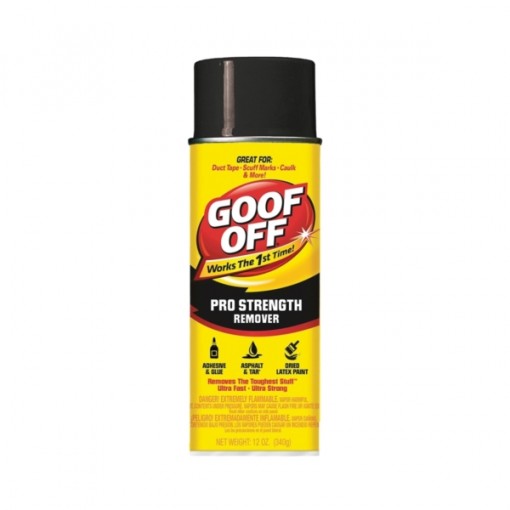 Goof Off FG658 Flammable, MultiPurpose Latex Paint Remover, 12 oz
