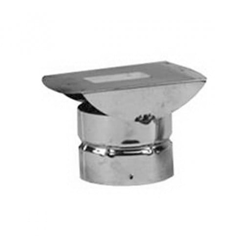 SELKIRK 243805 Horizontal Termination Pipe Cap, Galvanized