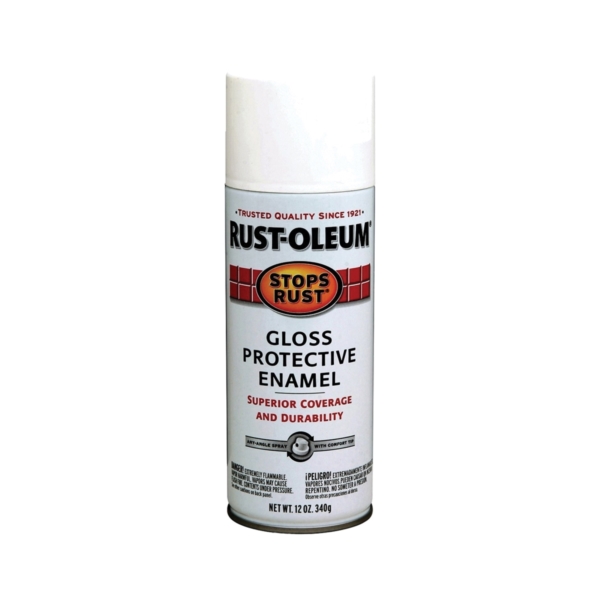 Rust-Oleum Stops Rust Gloss Antique White 12 Oz. Anti-Rust Spray Paint -  Baller Hardware