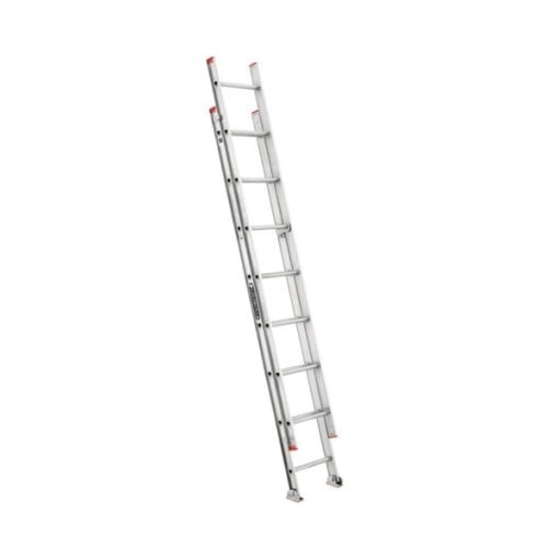 Louisville L-2321-16 Extension Ladder, 200 lb Weight Capacity, 13 ft L Extension, Aluminum