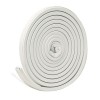 Frost King V23WA Foam Weatherseal Tape, 17 ft L, 1/8 in Thick, Rubber, White