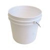 Argee RG502/300 Heavy-Duty Pail, 2 gal Capacity, Plastic, White