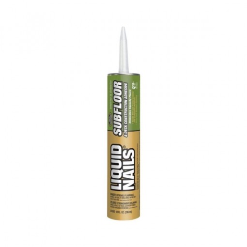 Liquid Nails LN-602 Deck/Subfloor Construction Adhesive, Light Tan, 10 oz Cartridge