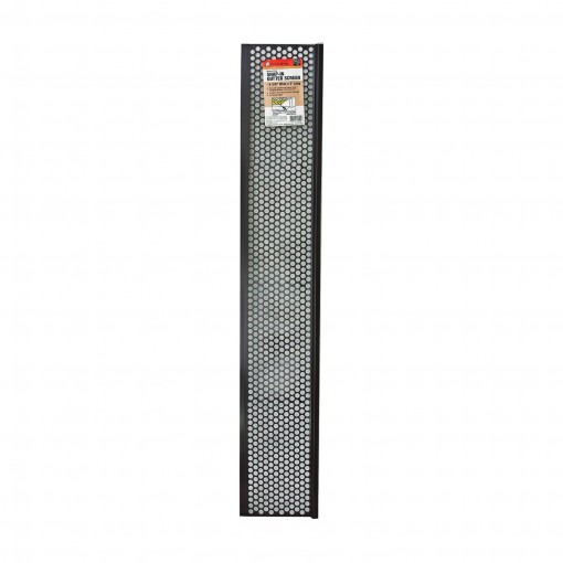 Frost King G636BR Gutter Screen, 3 ft L, 6-5/8 in W, Vinyl, Brown