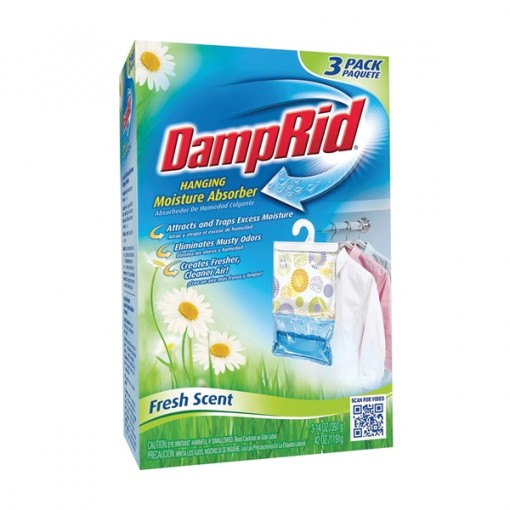 DampRid FG83K Hanging Moisture Absorber, 14 oz Box