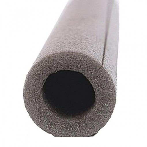 Frost King S10XB/6 Tubular Pipe Insulation, 6 ft L, 1/2, 1/4 in Pipe, Polyethylene, Brown