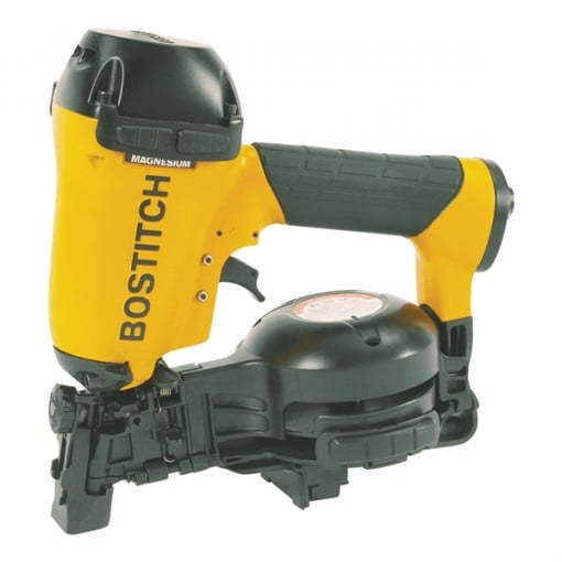 Bostitch RN46-1 Coil Roofing Nailer, 1/4 in Air Inlet, 120 Magazine, Nail Fastener