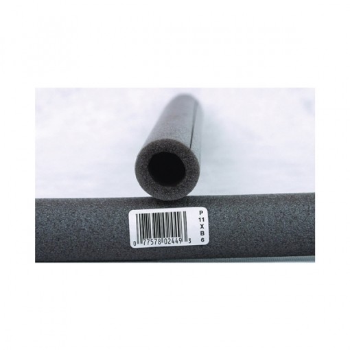 Frost King P11XB/6 Pipe Insulation, 6 ft L, 3/4 in Pipe, Polyethylene/Rubber