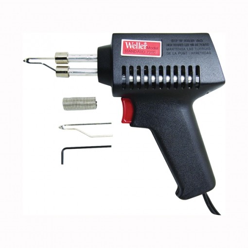 Weller 7200PKS Soldering Gun Kit, 120 V, 75 W, Pistol-Grip Handle, Soldering Copper Tip