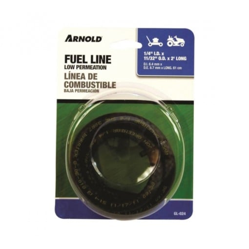 ARNOLD GL-024 Low Permeation Fuel Line, Black, For Walk Behind Mowers and Lawn Tractors
