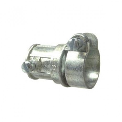 Halex 91531 EMT-to-Flex Combination Coupling, 1/2 x 1/2 in, Zinc