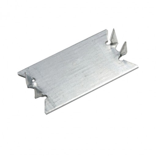 RACO 2709 Cable Protector Plate, 2.563 in L, Steel, 1-1/2 in W, Pre-Galvanized