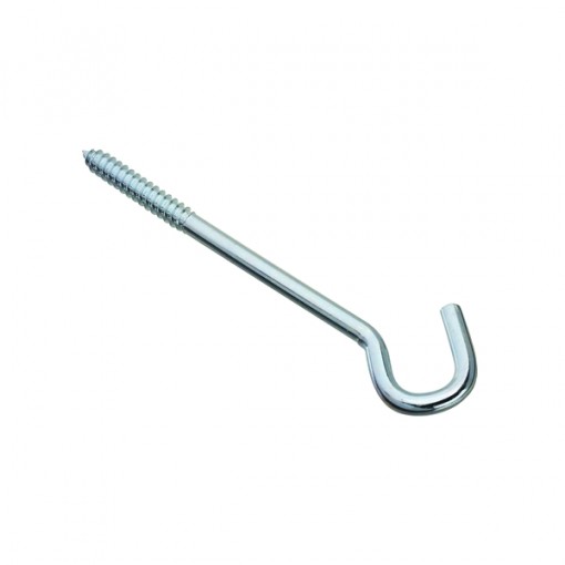 National Hardware 2156BC Series N220-897 Screw Hook, 2-1/2 in L Thread, Steel, Zinc