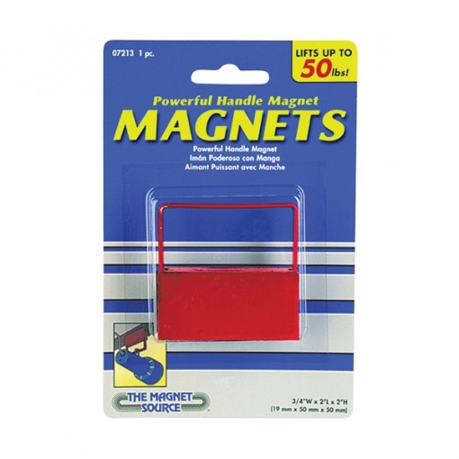 Magnet Source 07213 Standard Handle Magnet, Steel